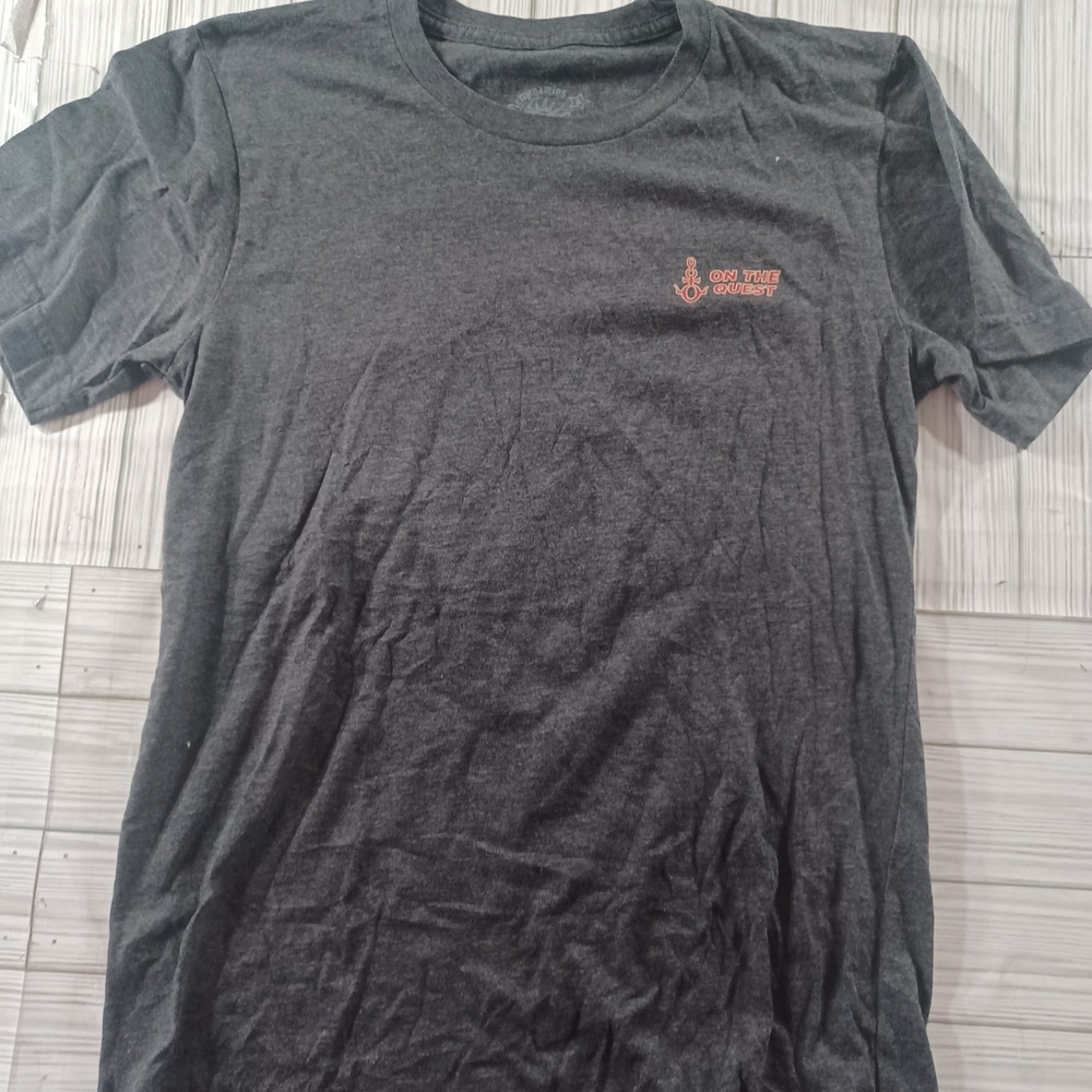 McMenamins Roseburg Station Ales Graphic T-Shirt Mens Charcoal Grey Small